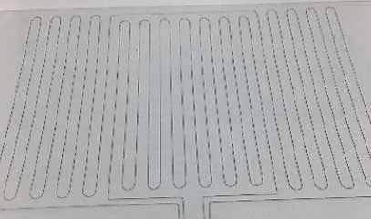 Film heater wiring